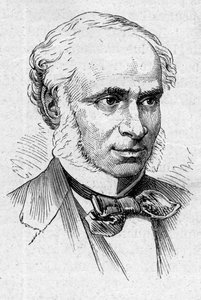 Portret van Camille Doucet (1812-1895), Franse dichter, toneelschrijver en academicus. Gravure in Le Monde Illustré nr. 883 van 14 maart 1874