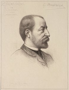 Portret van Camille Saint-Saens (1835-1921) door French School