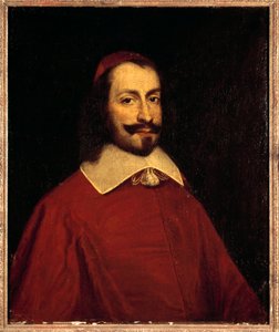Portret van Kardinaal Jules Mazarin (1602-1661) (Giulio Raimondo Mazzarino of Mazarino)