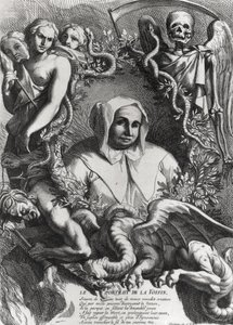 Portret van Catherine Monvoisin (La Voisin) (1640-80)