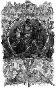 Portret van Karel de Grote (Karel I bekend als Karel de Grote, 742-814). Gravure in 