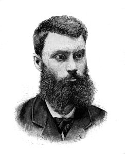 Portret van Charles Camille Pelletan (1846-1915), Franse politicus, journalist en schrijver. Gravure in 