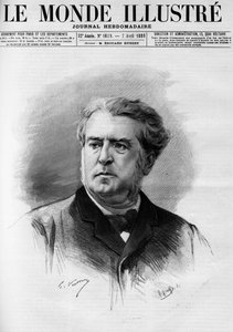 Portret van Charles Floquet (1828-1896), president van de Raad van Ministers van 1888 tot 1889. In 