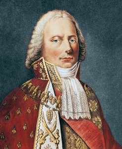 Portret van Charles Maurice de Talleyrand Périgord (1754-1838), Franse politicus (gravure)