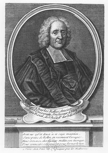 Portret van Charles Rollin (gravure)