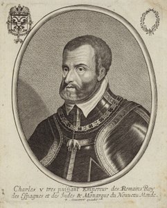 Portret van Karel V, Heilige Roomse Keizer door French School