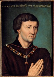 Portret van Karel de Stoute, Hertog van Bourgondië in 1467 door French School