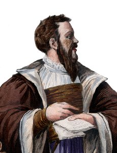 Portret van Clement des Marets genaamd Marot (1496-1544), Franse dichter