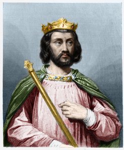 Portret van Clotaire (Clothaire) III (652 - 673), Koning van Neustrië en Bourgondië - in 