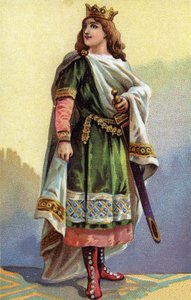 Portret van Clotaire (Clothaire) III, koning van de Franken (652-673)