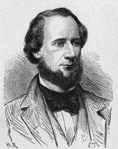 Portret van Cyrus West Field (1819 - 1892), Amerikaanse industrieel - in 