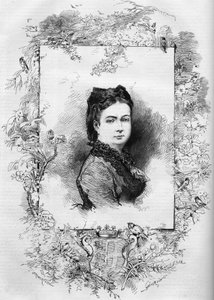 Portret van Elisabeth door Mac Mahon (geboren Elisabeth de La Croix de Castries) door French School