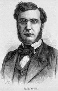 Portret van Emile Ollivier, Franse politicus (1825 -1913) - in 