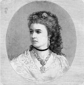 Portret van Emma Albani (Marie Louise Emma Cecile Lajeunesse)
