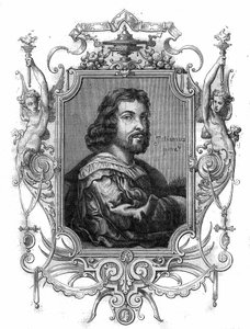 Portret van keizer Othon I van Germania, bekend als de Grote (Otton, 912-973). Gravure in 