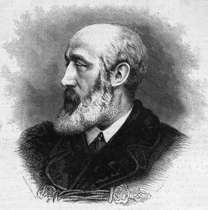 Portret van Ernest Feydeau (1821-1873), Franse dichter en romanschrijver. Gravure in 