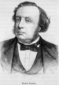 Portret van Ernest Picard, Franse politicus (1821-1877) door French School