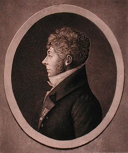 Portret van Etienne-Nicolas Mehul (1763-1817) gegraveerd door Edme Quenedey (1756-1830)