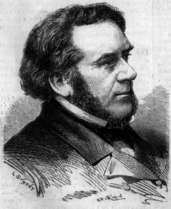 Portret van Eugene Bethmont (1804-1860), Franse advocaat en politicus, voormalig minister van Justitie. Gravure in 