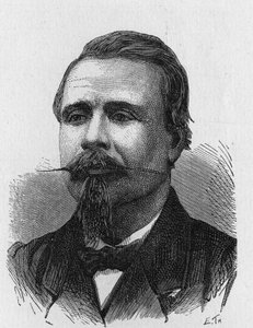 Portret van Eugène Godard (1827 - 1890), Franse luchtvaartkunstenaar - in 