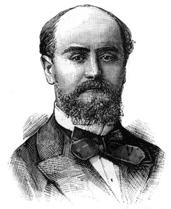 Portret van Felix Granet (1849-1936), Franse politicus. Gravure in 