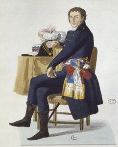 Portret van Ferdinand Guillemardet, 1798 door French School