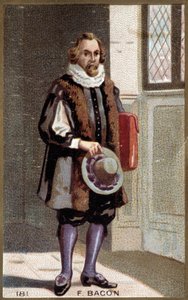 Portret van Francis Bacon (1561-1626), Engelse staatsman en filosoof door French School