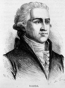 Portret van François Denis Tronchet (1726 - 1806), jurist en politicus - in 