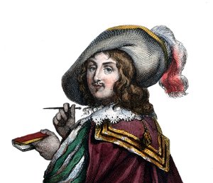 Portret van Francois VI, Hertog de La Rochefoucauld, Prins de Marcillac (1613-1680), Franse auteur door French School