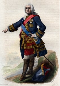 Portret van François de Chevert (1695-1769) door French School