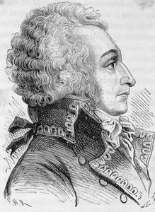 Portret van Generaal Alexandre Viscount de Beauharnais (1760-1794), beschuldigd van het slecht verdedigen van Mainz in 1793, hij werd onthoofd - in 