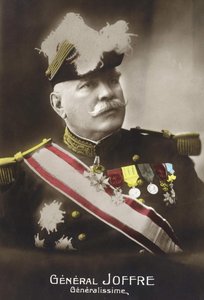 Portret van Generaal Joseph Joffre (1852 - 1931) door French School