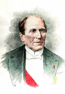 Portret van Georges Eugene Haussmann, baron Haussmann door French School