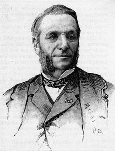 Portret van Georges Guiffrey (1827-1887), Senator van de Hautes Alpes tussen 1879-1887. door French School