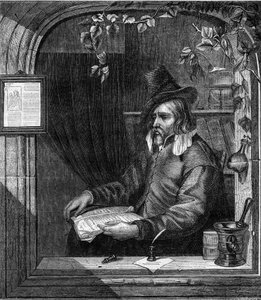 Portret van Giulio Genoino (Genovino), die samen met Tommaso Aniello, genaamd Masaniello (1622-1647) deelnam aan de opstand tegen de Spanjaarden in Napels in 1647. Gravure uit 1852.