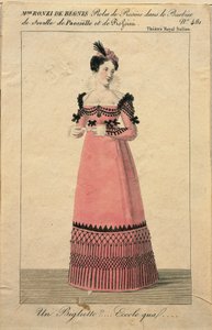 Portret van Giuseppina Ronzi de Begnis in de rol van Rosina in 