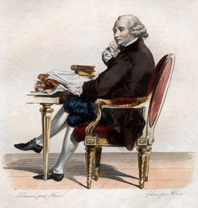 Portret van Guillaume Chretien de Lamoignon de Malesherbes (1721-1794), Franse staatsman en minister door French School