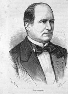 Portret van Haussmann (1809 - 1891) Franse politicus - in 