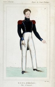 Portret van Henri Eugene Philippe Louis d