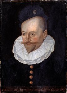 Portret van Henri I Hertog van Montmorency, Connetable van Frankrijk (1534-1614) Franse School van de 16e eeuw. Versailles, Kastelen van Versailles en Trianon