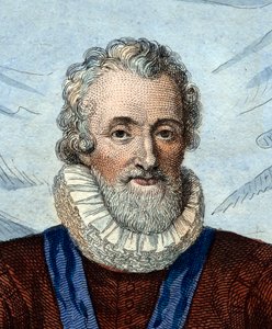 Portret van Hendrik IV (1553-1610), Koning van Frankrijk. door French School