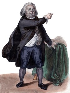 Portret van Honore Gabriel Riqueti, graaf de Mirabeau (1749-1791), Franse politicus en revolutionair door French School