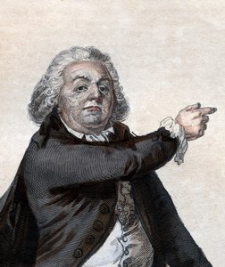 Portret van Honore Gabriel Riqueti, graaf van Mirabeau (1749-1791), Franse politicus en revolutionair.