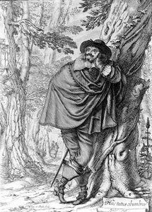 Portret van James Howel, door Abraham Bosse en Claude Mellan, 1641 door French School