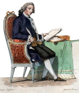 Portret van Jean-Baptiste-Louis Gresset (1709-1777), Franse dichter en toneelschrijver