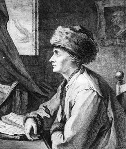Portret van Jean-Jacques Rousseau, ca. 1761