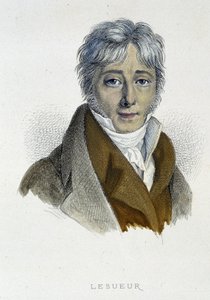 Portret van Jean-François Lesueur - gravure door French School