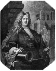 Portret van Jean Balthazar Keller (1638-1702), Zwitserse goudsmid en oprichter. door French School