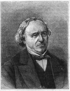 Portret van Jean Baptiste (Jean-Baptiste) Dumas (1800-1884) Franse chemicus, oprichter van de Centrale School voor Kunsten en Ambachten in 1832.
