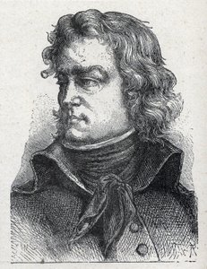Portret van Jean Baptiste Camille de Canclaux, Franse generaal van de Revolutie. Gravure uit 1889 door French School
